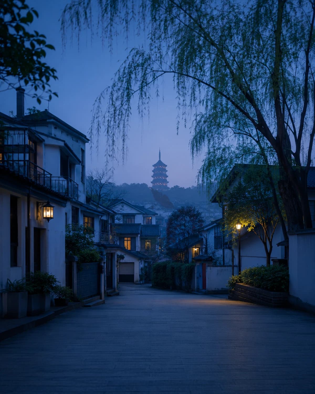 杭州城市生活场景