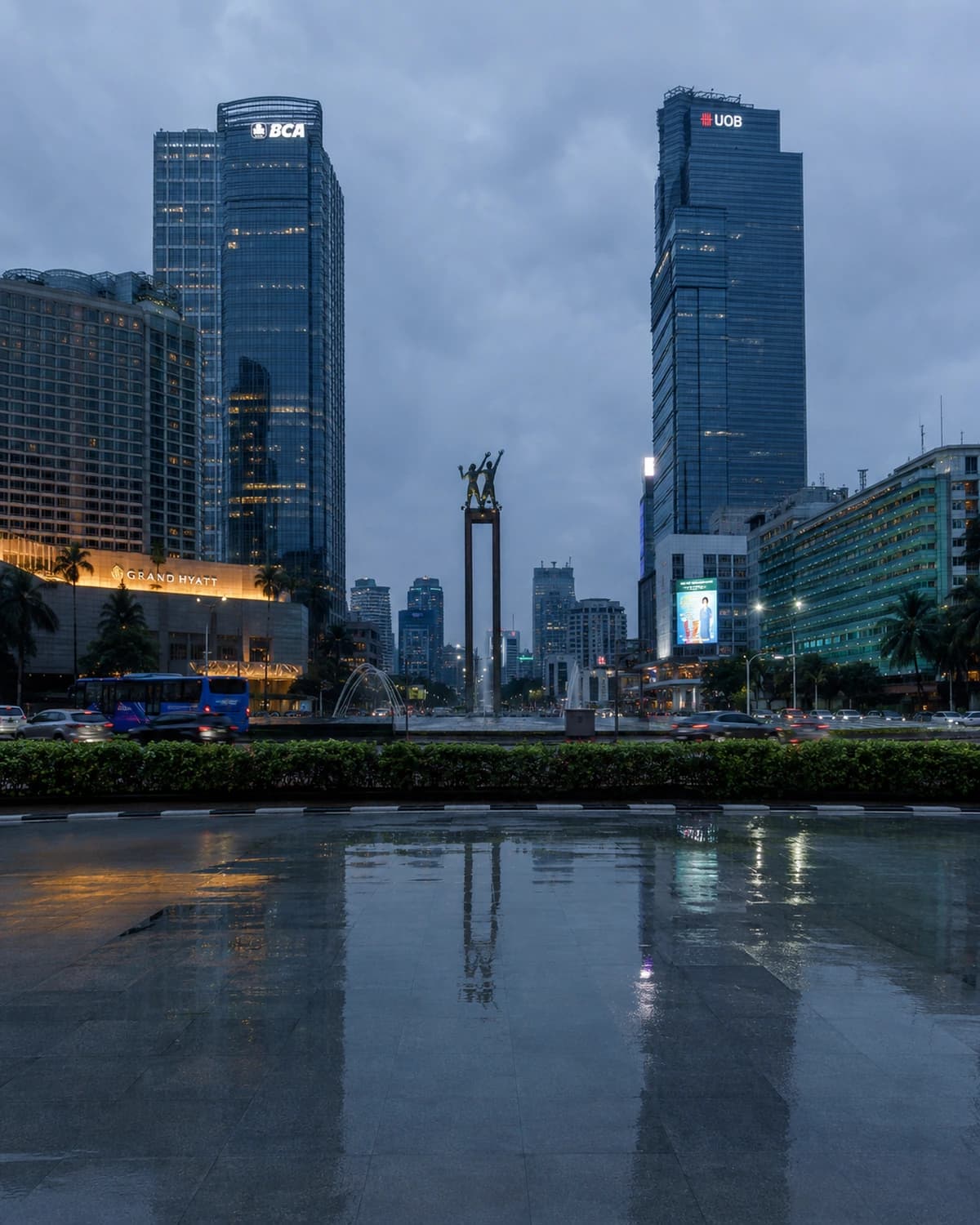 雅加达城市生活场景