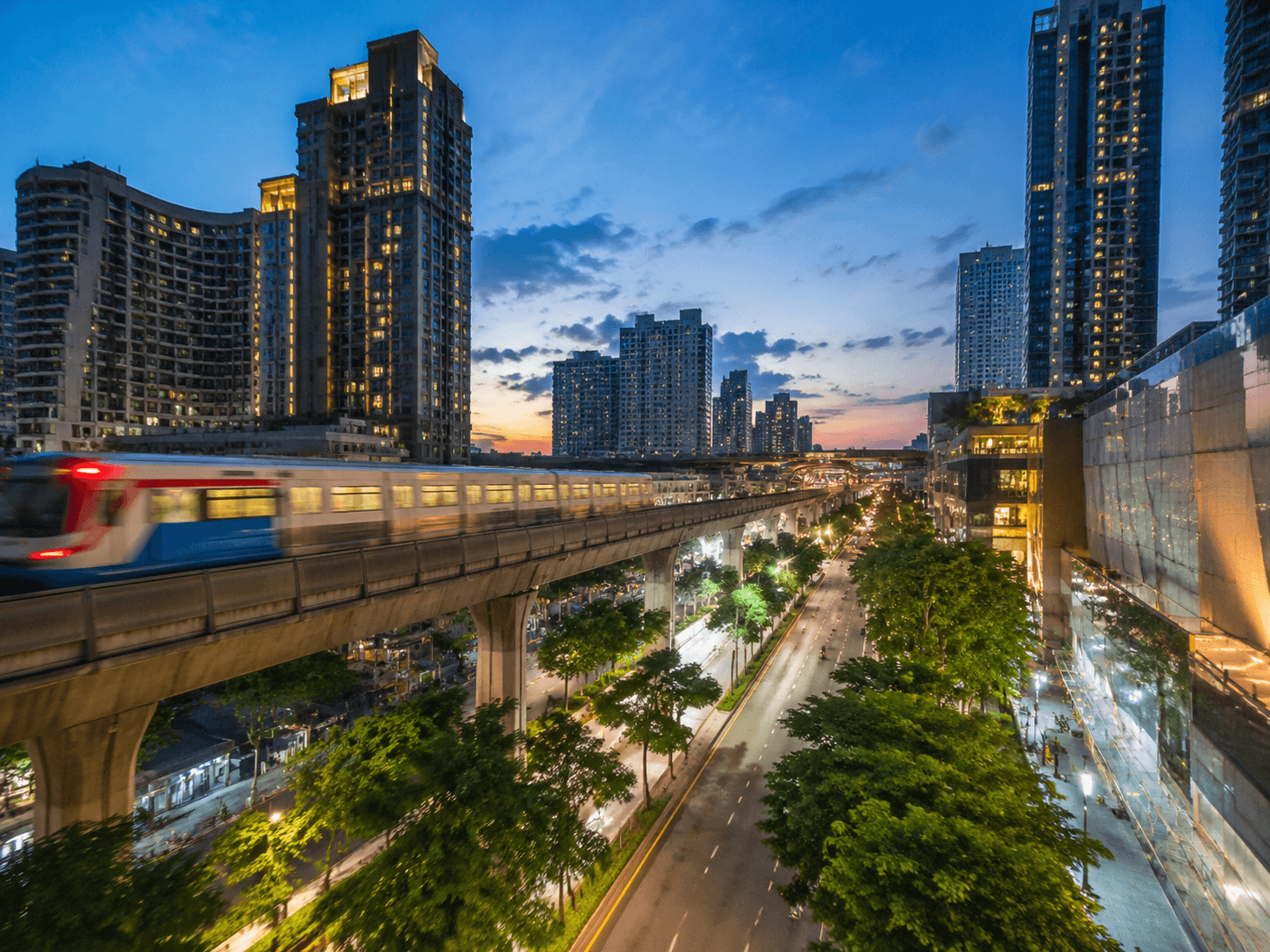 曼谷城市生活场景