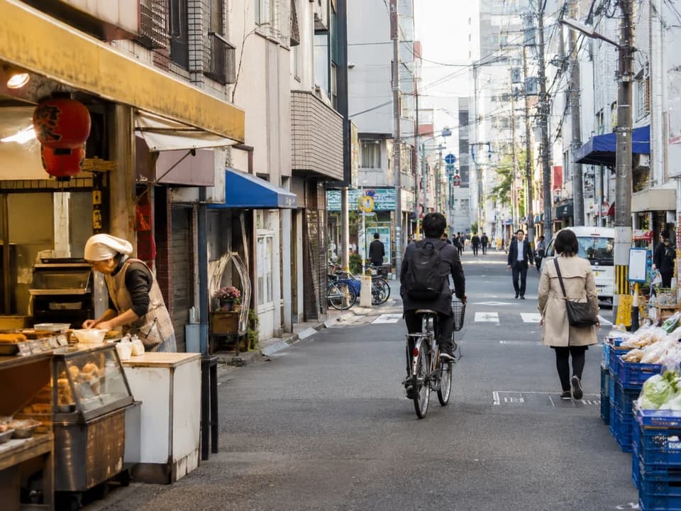 大阪清晨街区气氛